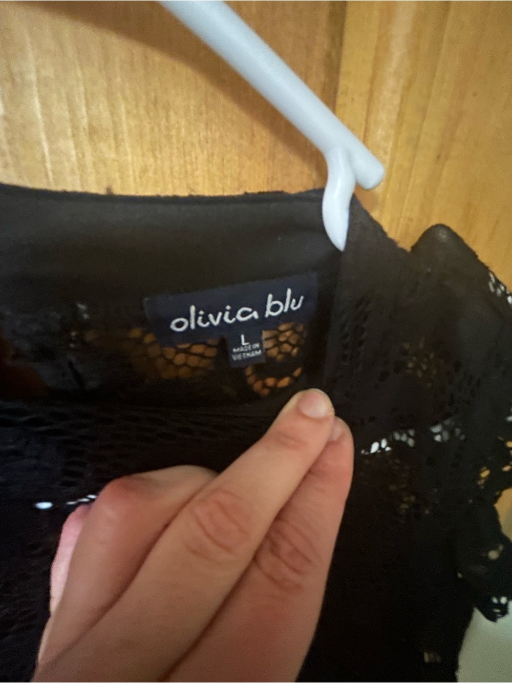 Olivia Blu Black Lace Tank Top
